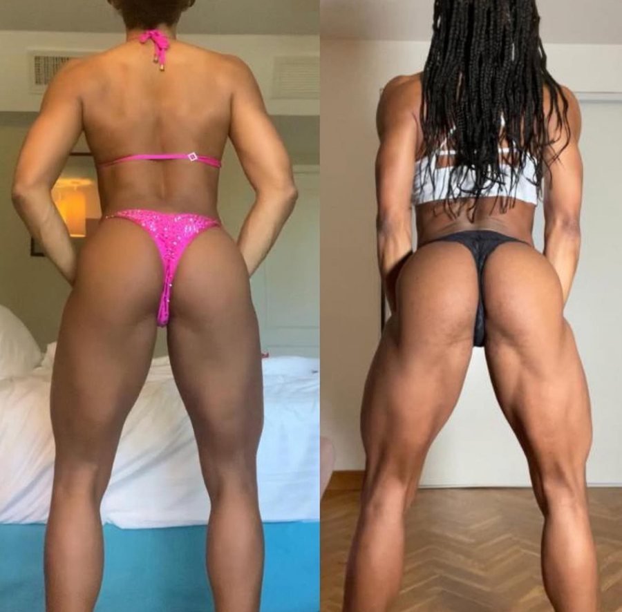 Antes e depois de aluna do Team Miletnar